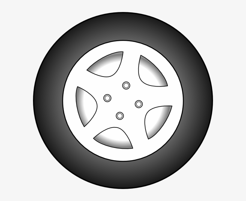 Wheel Clipping Of Wheel Chrome Wheel - Wheel Clipart, transparent png download