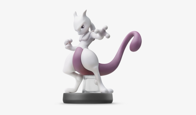 Mewtwo Amiibo Figure - Amiibo Mewtwo, transparent png download