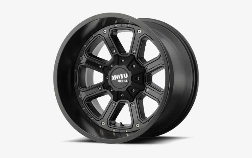 Moto Metal Mo984 Matte Black W/ G Blk Inserts - Moto Metal 984 Wheels, transparent png download