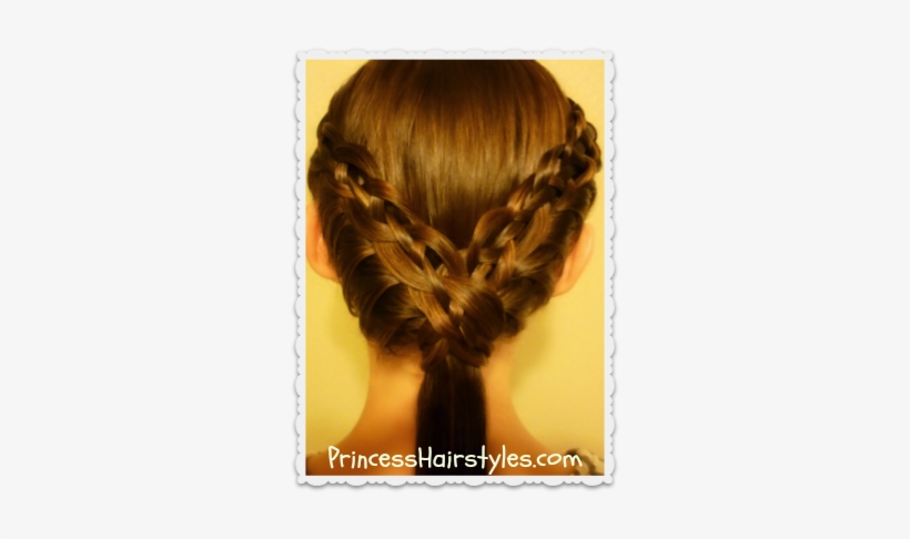 Braided Ledge Ponytail Tutorial - Ponytail, transparent png download