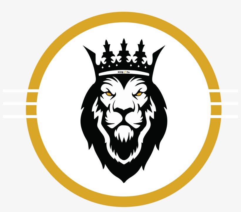 King Co Studio Calgary S Premium Barbershop Lion Barber Shop Logo Png Image Transparent Png Free Download On Seekpng