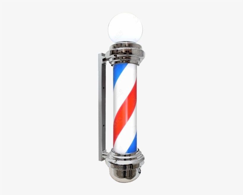 Hot Sell Led Light Red White Blue Stripes Barber Salon - Baston De Barberia Png, transparent png download