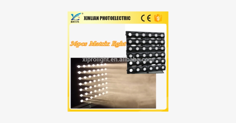 Nightclub Equipment 6*6*3w Led Gold Matrix Stage Lights - Light-emitting Diode, transparent png download