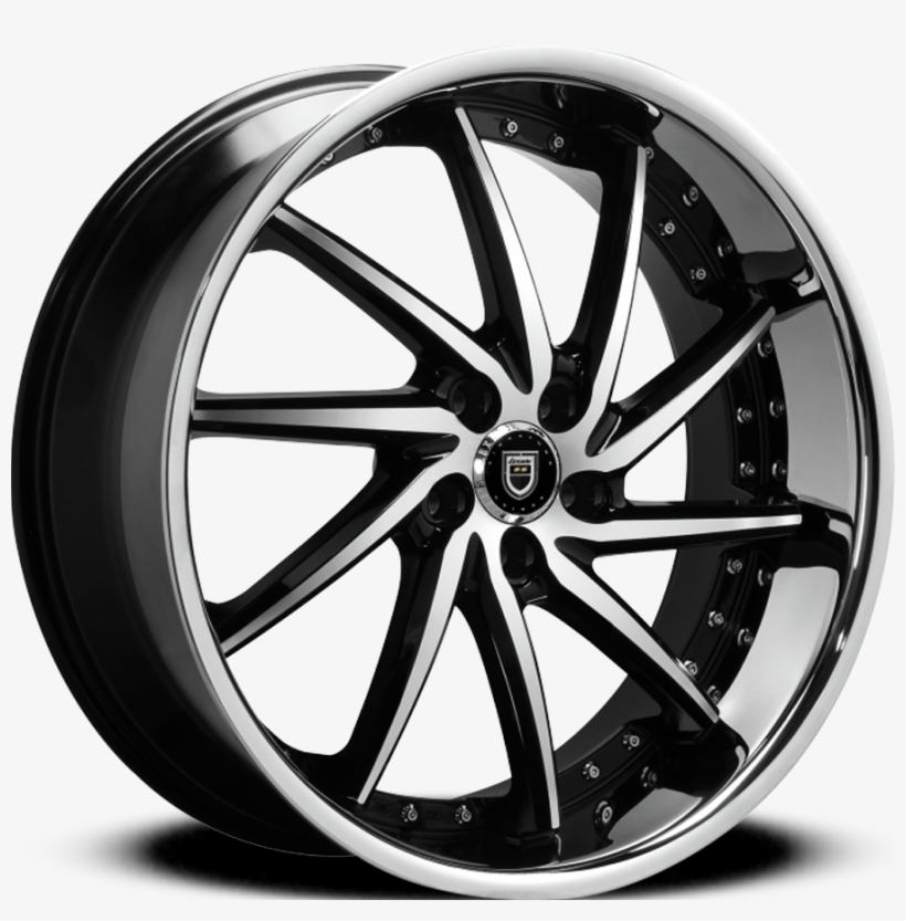 Artemis Ss 20" - Black Rim Chrome Lip, transparent png download