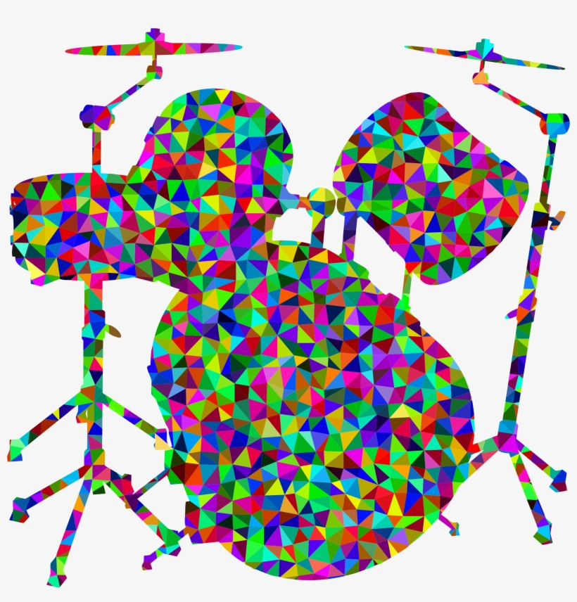 This Free Icons Png Design Of Low Poly Prismatic Drums, transparent png download