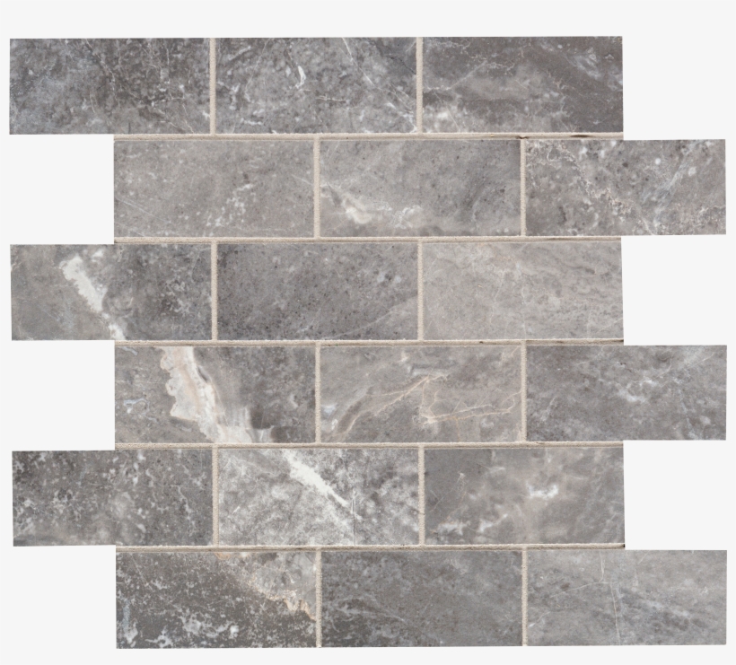 Silver Travertine Mosaic Tile, transparent png download