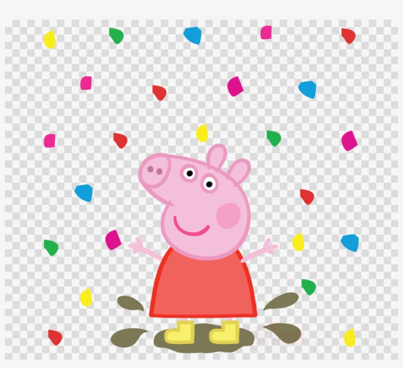 Peppa Pig In Muddy Puddles Clipart Muddy Puddles Peppa, transparent png download