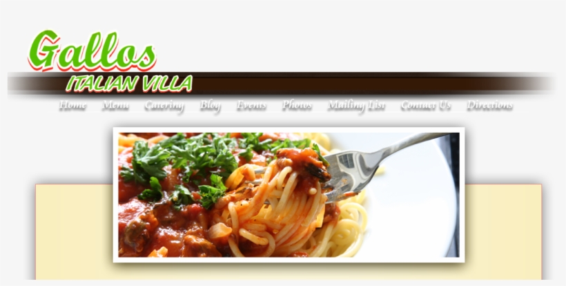 At Gallo's Italian Villa, We Are Committed To Satisfying, transparent png download