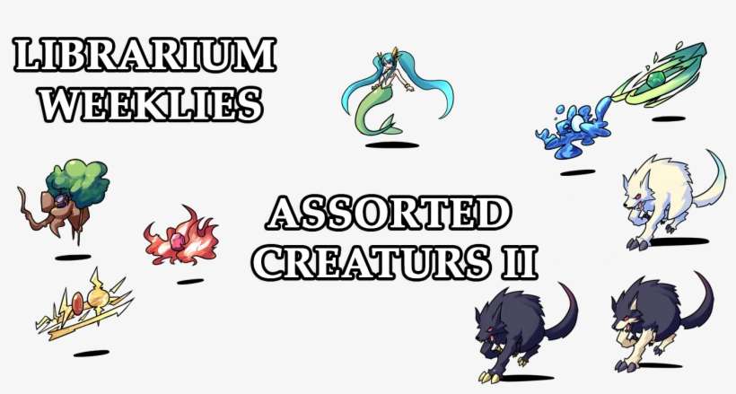 Elemental Gemstones, A Mermaid And A Couple Of Wolves, transparent png download