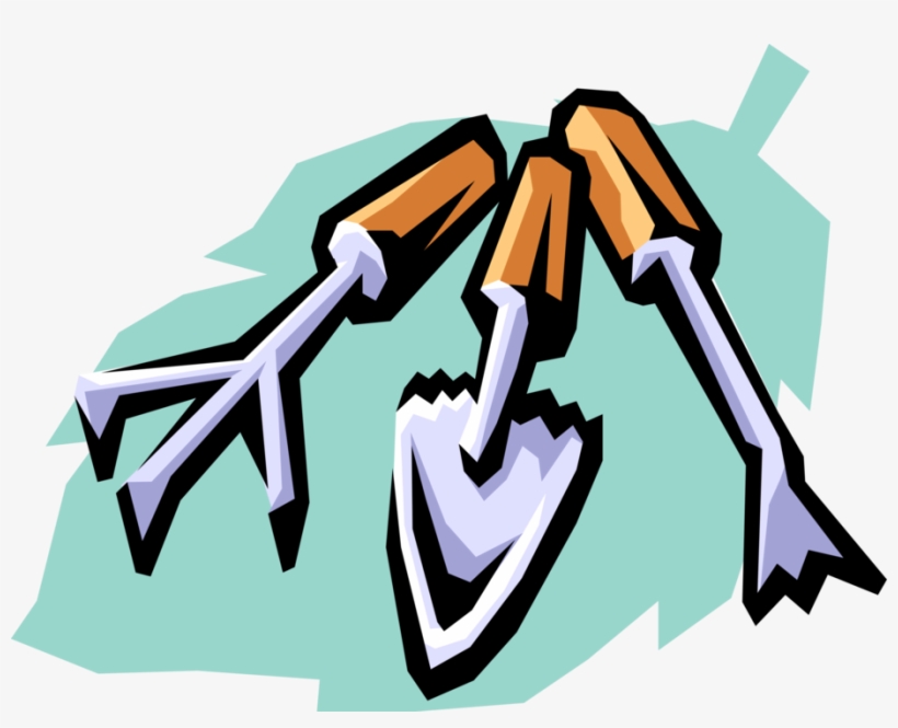 Vector Illustration Of Gardening Tools Garden Fork,, transparent png download