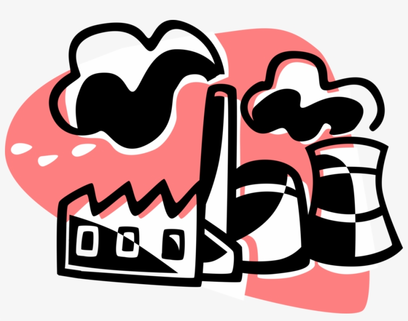 Vector Illustration Of Industrial Manufacturing Factory, transparent png download