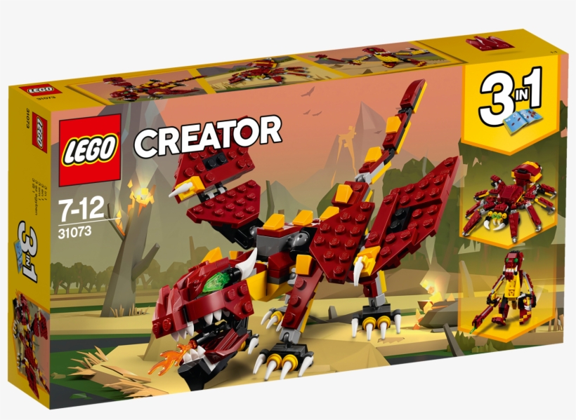 Lego Creator 3 In 1 31073 Mythical Creatures, transparent png download