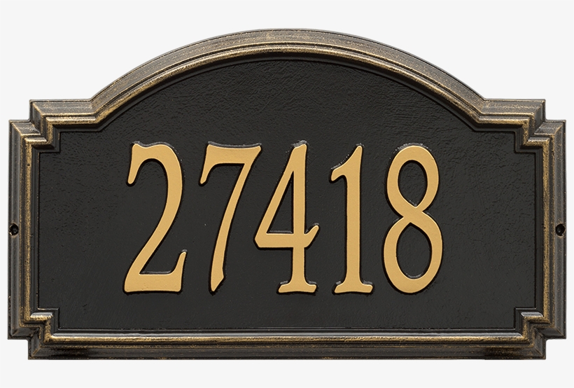 Williamsburg Estate Wall Address Plaque, One Line, transparent png download