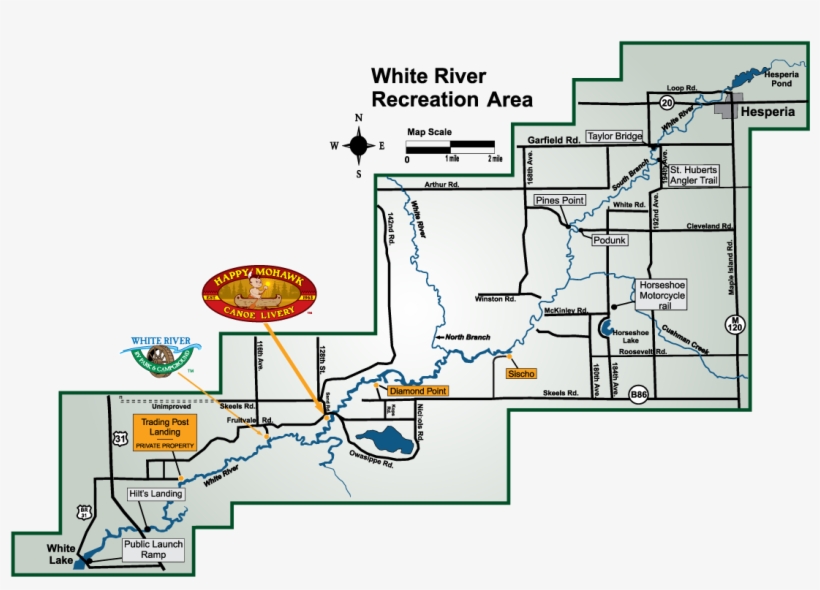 Download White River Map | Transparent PNG Download | SeekPNG