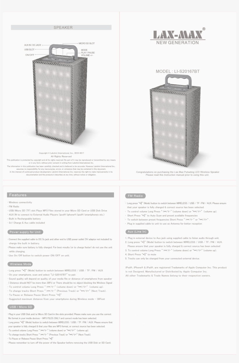 Fcc Id 2afbhsp817 Users-manual, transparent png download