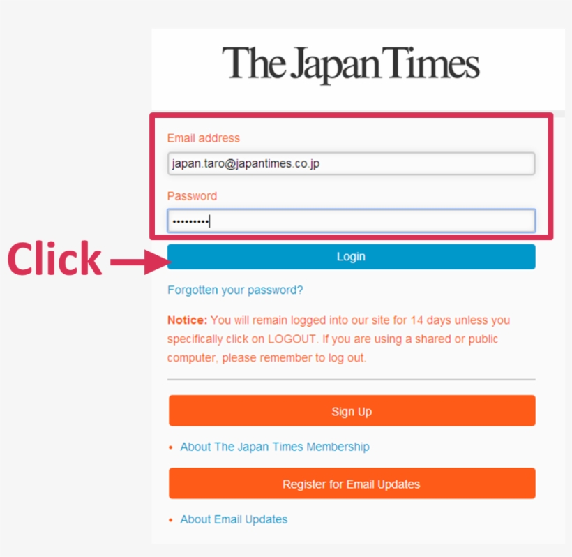 3) Once You Have Logged In, The "login" Link At The, transparent png download
