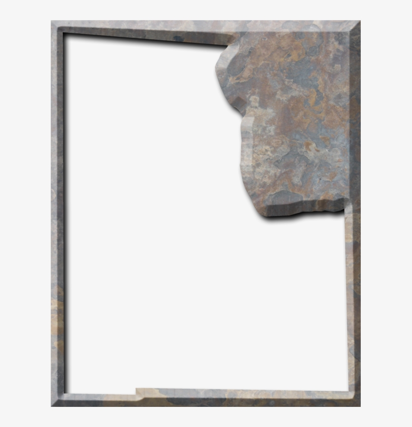 A Map Of Baker With The Map Area Carved Out Of A Rough, transparent png download