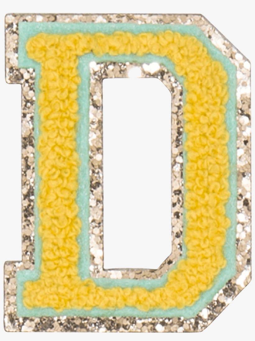 Luxe Yellow Varsity Letter Patches Stoney Clover Lane, transparent png download