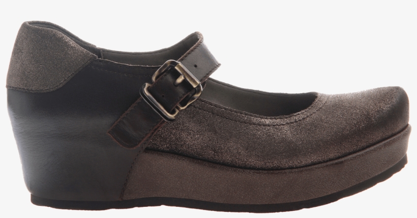 Aura In Dark Brown Closed Toe Wedges, transparent png download