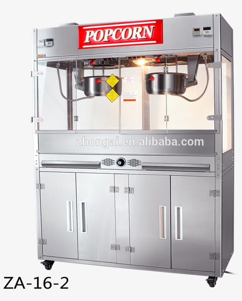 Commercial 16 Oz Popcorn Machine Theater Popper Za-32, transparent png download