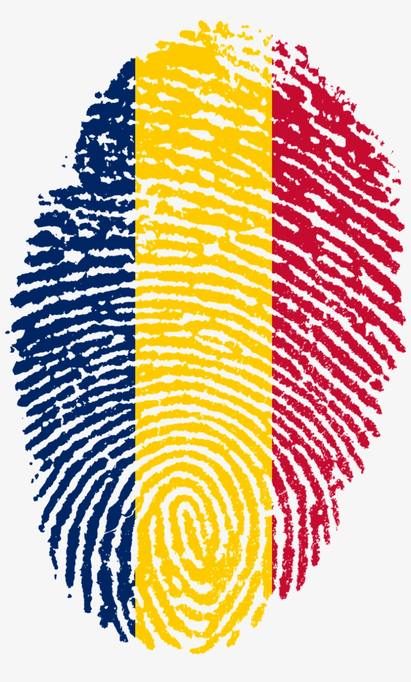 Travel, Chad, Flag, Fingerprint, Country, Pride, transparent png download