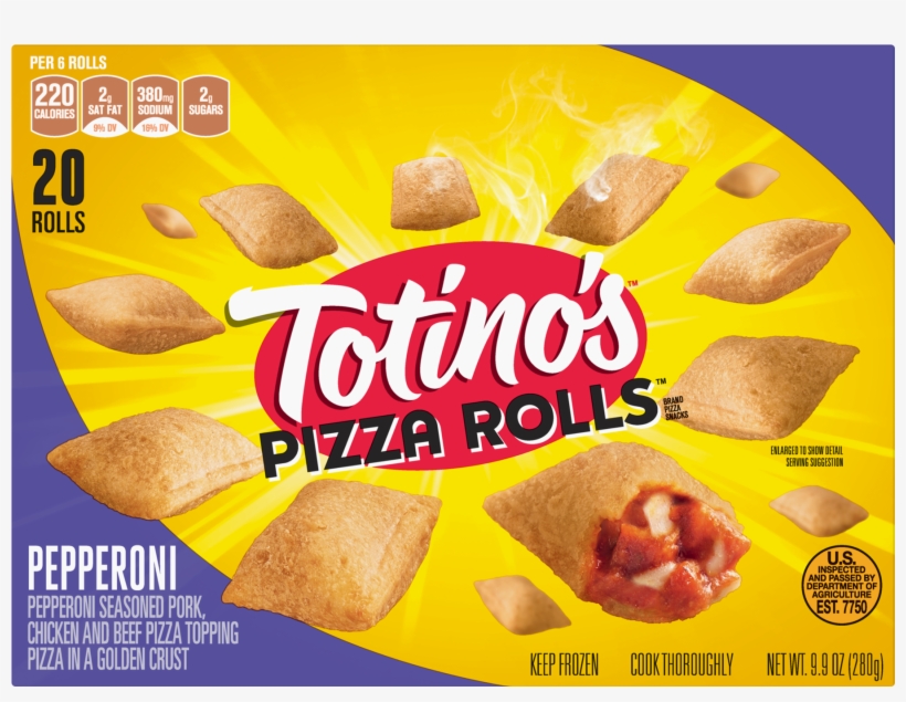 Totinos Pepperoni Pizza Rolls Snacks Rolls Oz Box Png, transparent png download