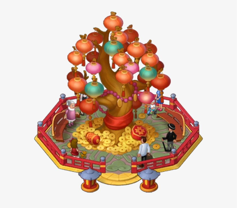 Tree Of Light Stage 4 - Township Events Decoration Game, transparent png download