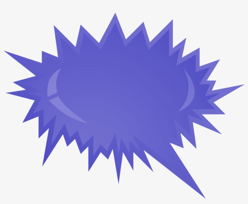 Graphic Purple Free Art For Teachers Happy Talk - Blast Clipart, transparent png download
