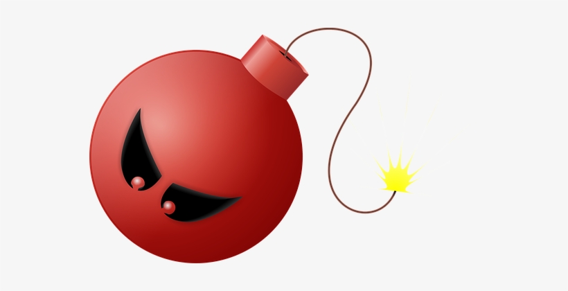 Bomb Explode Anger Stress Angry Red Nervou - Bombe Rouge, transparent png download