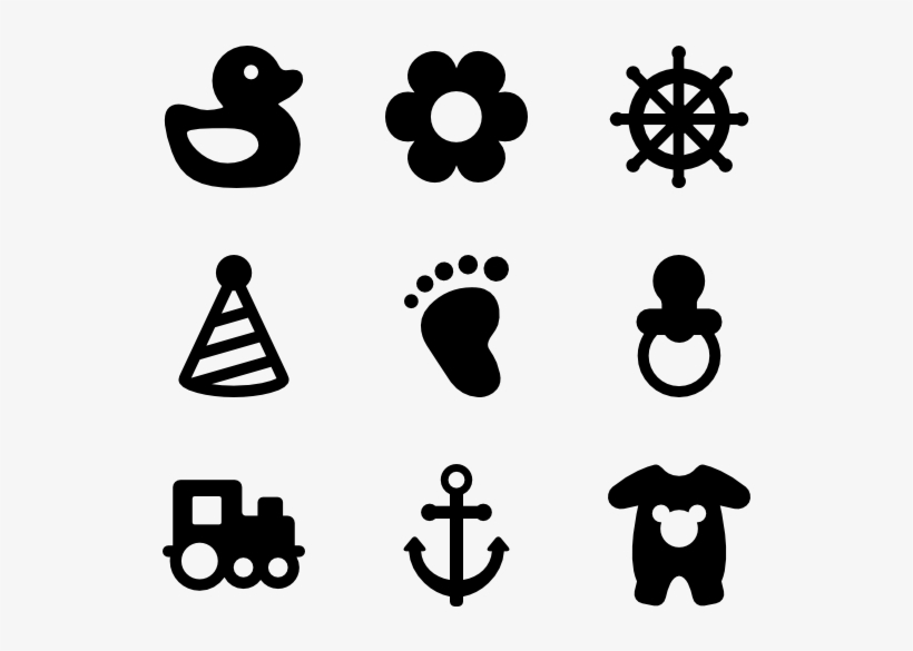 Baby Shower - Baby Shower Icon Png, transparent png download