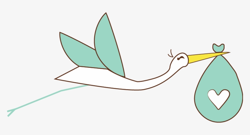 Cool Baby Shower Gifts Stork - Baby Shower, transparent png download