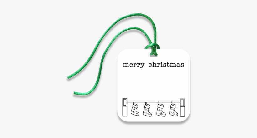 Christmas Gift Tag, transparent png download