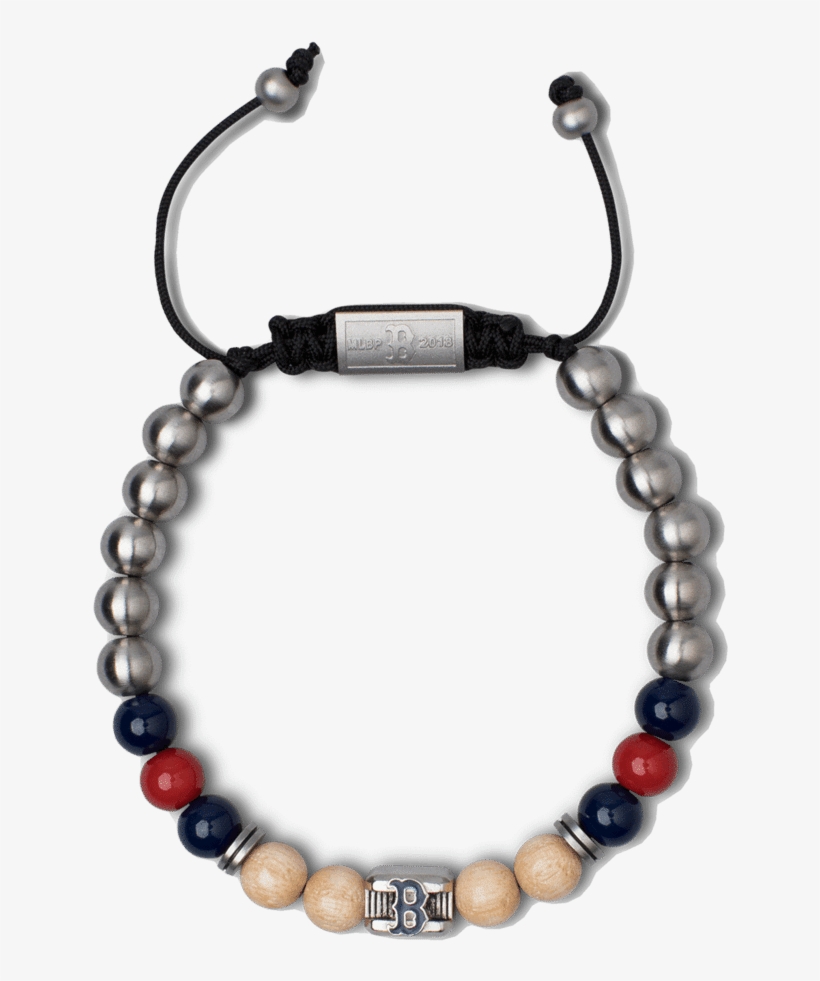 Boston Red Sox™ Square Macrame Bracelet 8mm - Prayer Beads, transparent png download