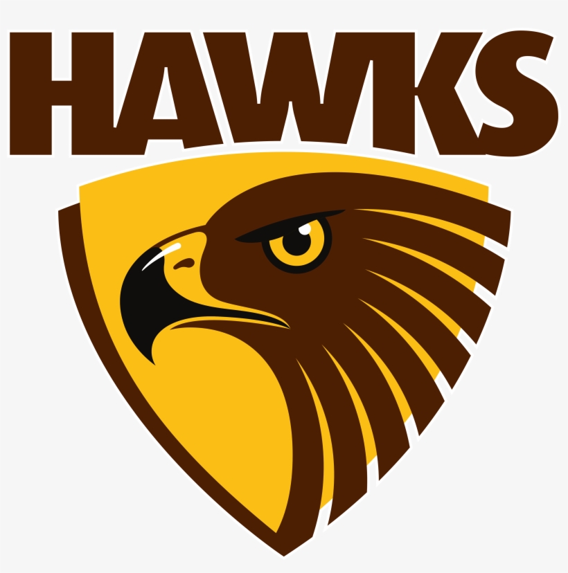 Hawthorn Hawks Fc - Football Club Logo Design, transparent png download
