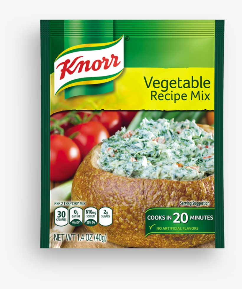 Knorr Spinach Dip Packet, transparent png download