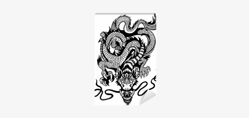 Dragon Frontview Tattoo, transparent png download