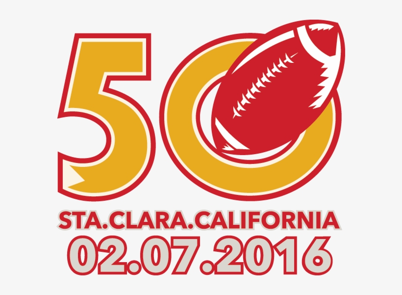 Super Bowl 50 Will Be Held At Levi Stadium In Santa - 50 Pro Football Championship Santa Clara Flip Flop, transparent png download