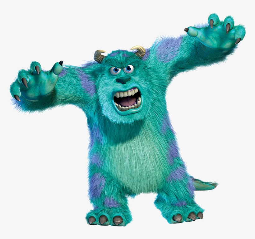 In The Beginning Of The Movie Salvatore Believe That - Monsters Inc Sully Scare, transparent png download