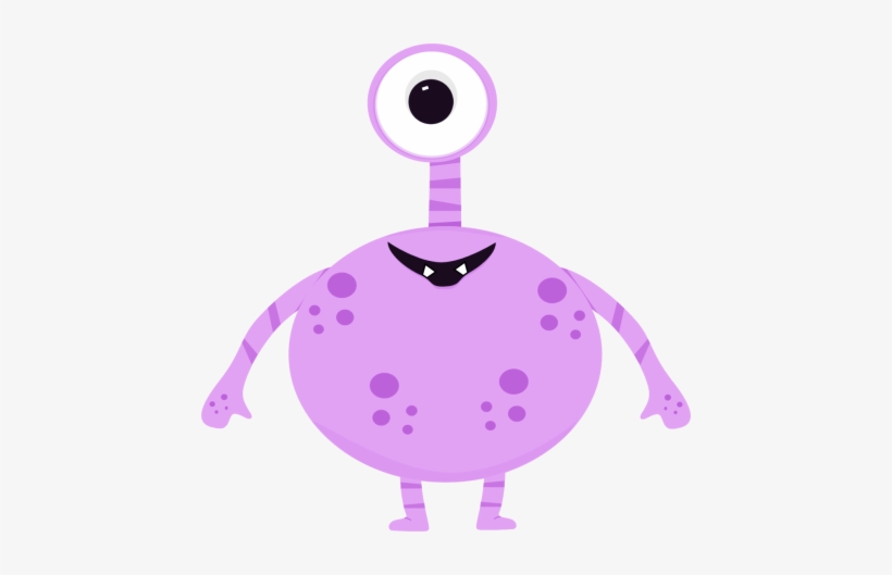 3 Eyed Monster Holding A Heart Clipart - Cute One Eyed Monster, transparent png download