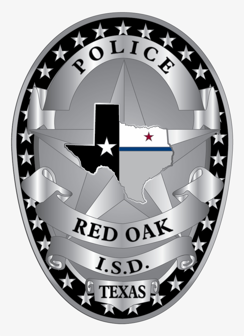 Roisd Police Roisd Police Department Png Red Oak Hawks - Texas Badge Police Sergeant, transparent png download