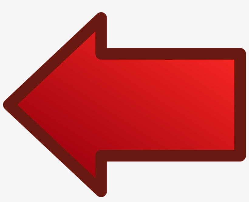 Red Arrows Set Left Clip Art At Clker - Arrows, transparent png download
