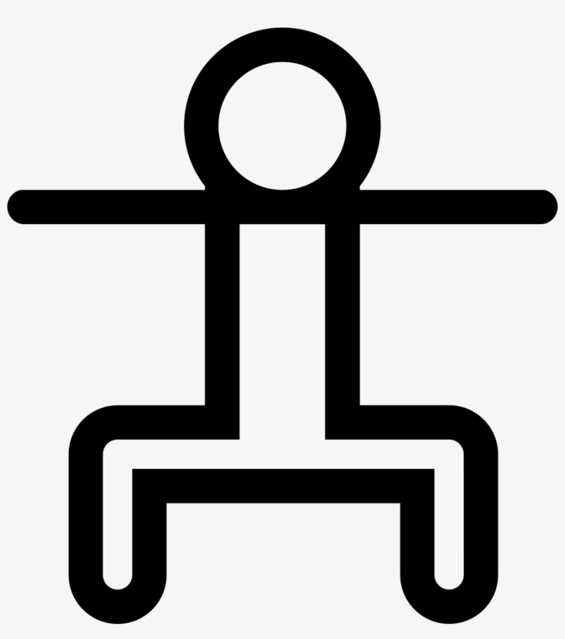 Human Figure In A Squatting Position Comments - Exercise, transparent png download