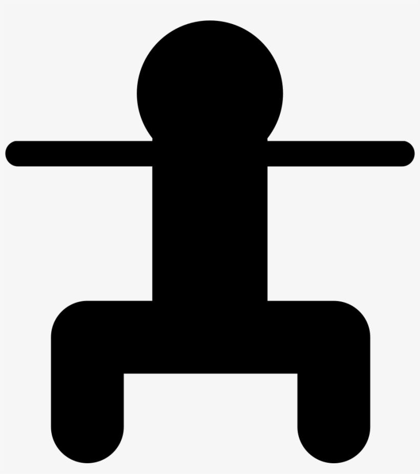 Human Figure In A Squatting Position Comments - Cuclillas Icono, transparent png download