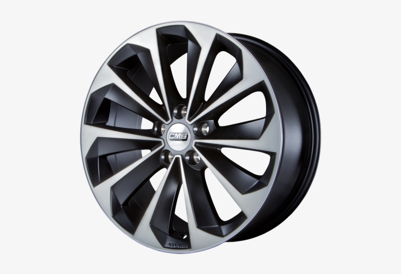 6 Llantas Cms C21 Dmb - Cms C21 Diamond Matt Black, transparent png download
