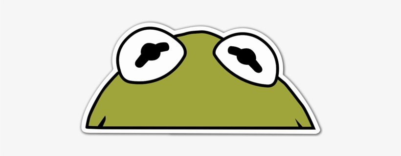 Car & Motorbike Stickers - Kermit The Frog Face Mask, transparent png download