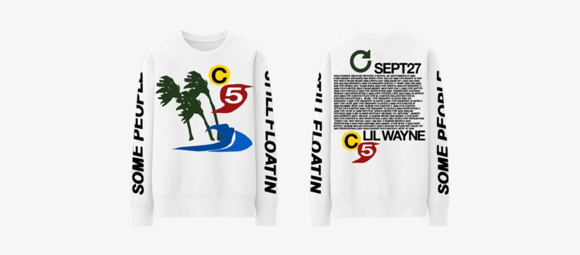 Lil Wayne X Cactus Plant Flea Market Crewneck Digital - Tha Carter V Merch, transparent png download