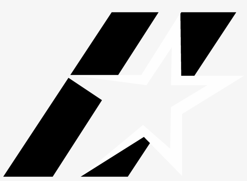 Houston Astros 2 Logo Black And Ahite - Houston Astros, transparent png download