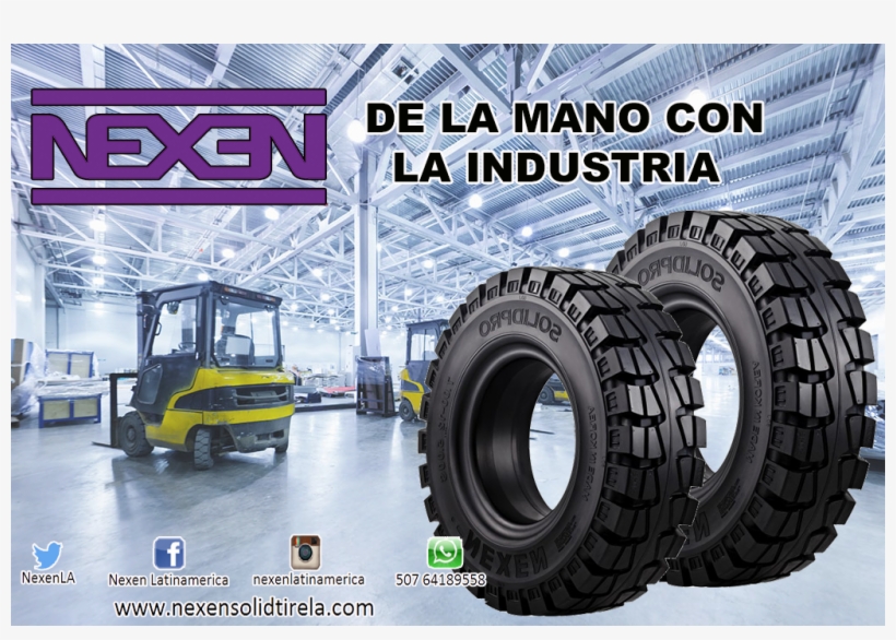 #buenastardes #felizmiercoles #20jun #industria #llantas - Nexen Llantas Para Montacargas, transparent png download