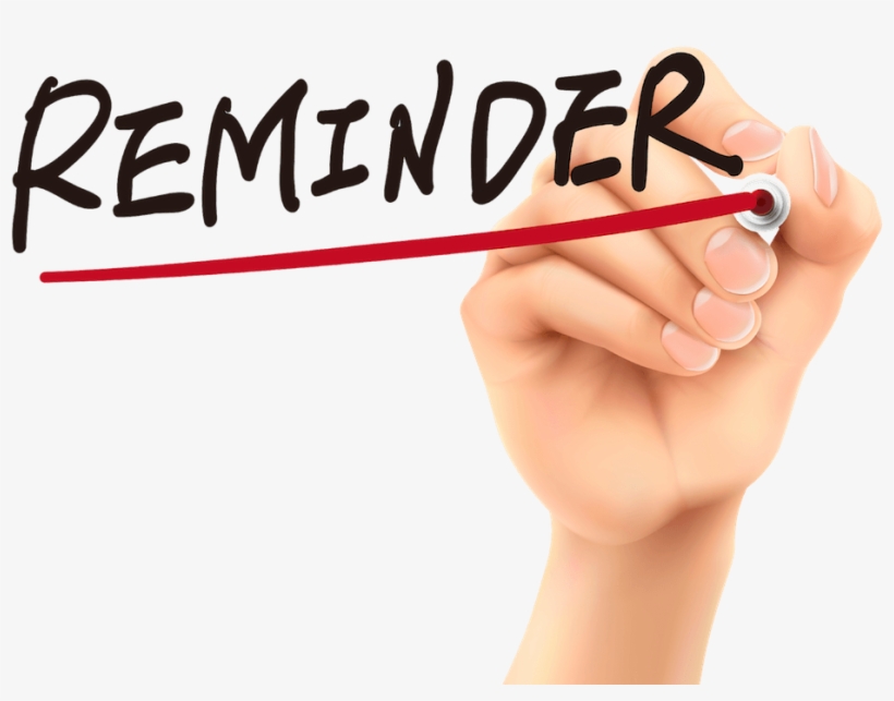 Year End Reminders For Ira Llc & Solo 401 Clients - Reminder Sign, transparent png download