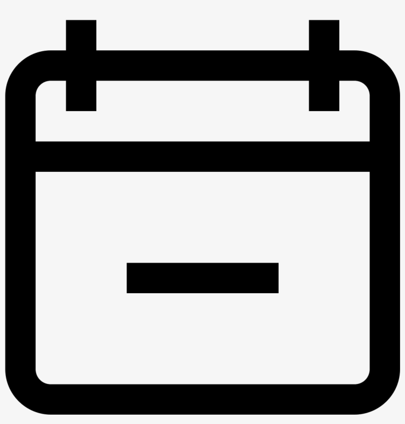 Calendar Minus Icon Free Download Png And - Calendar Icon 8, transparent png download